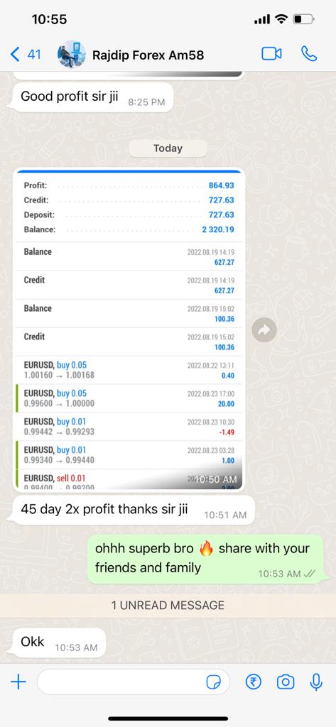 RedBaaz client feedback screenshot 1