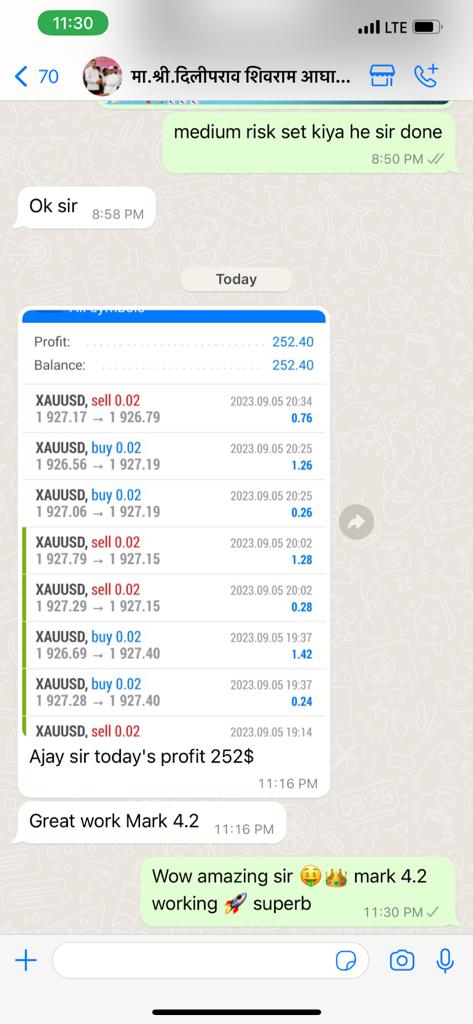 RedBaaz client feedback screenshot 1