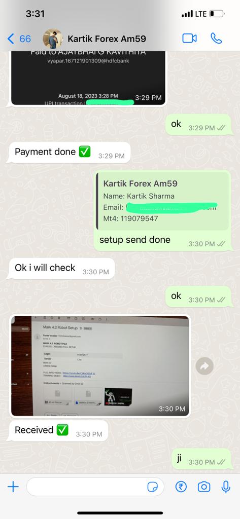 RedBaaz client feedback screenshot 3