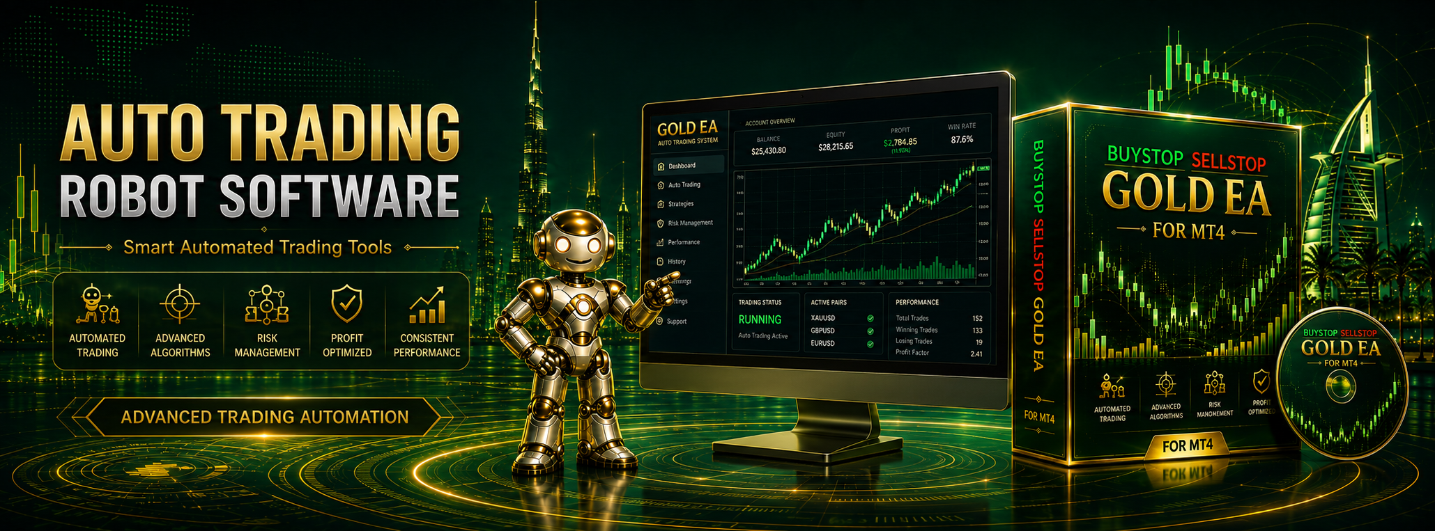RedBaaz trading software banner